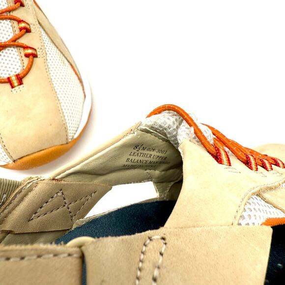 St. John's Bay Active Sandal Sneakers Size 8.5 Taupe Orange Sling Back NIB - Picture 6 of 8